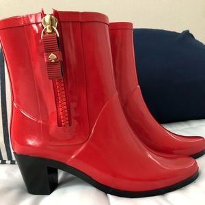 Kate Spade Red ‘Penny’ Rain Boot